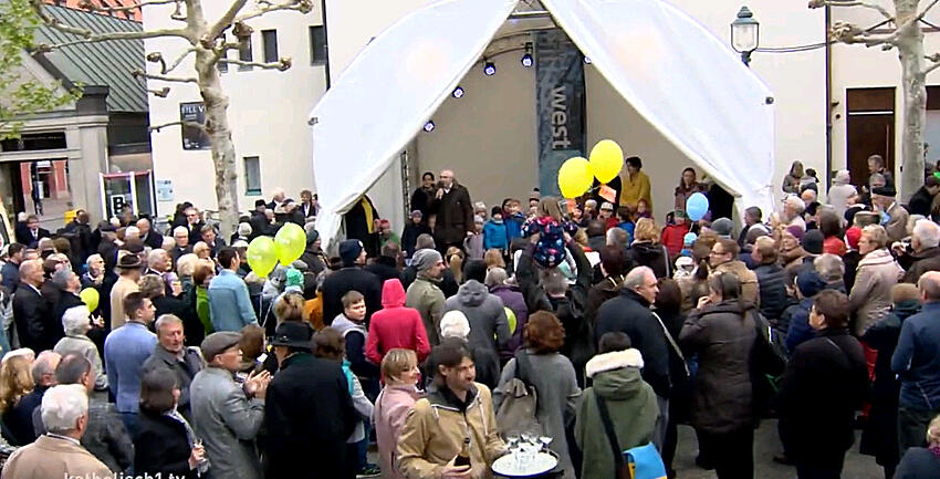 Boxbild Moritzkirche Festgottesdienst