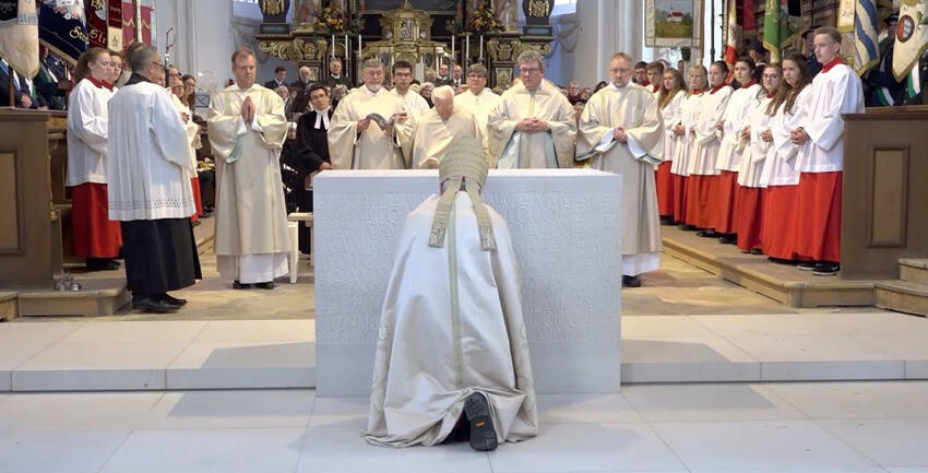 Welfenmünster Steingaden - Wiedereröffnung und Altarweihe