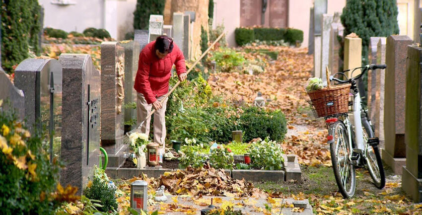 Hochbetrieb auf den Friedhöfen