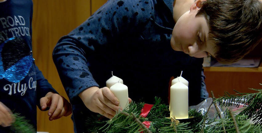 Advent, Advent - Der Segen für selbstgebastelte Adventskränze