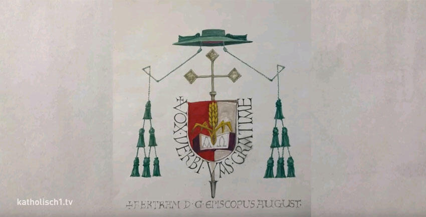 Wappen und Wahlspruch Bertram Meier (katholisch1.tv)