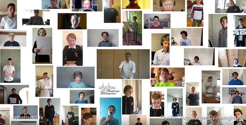 Boxbild Domsingknaben