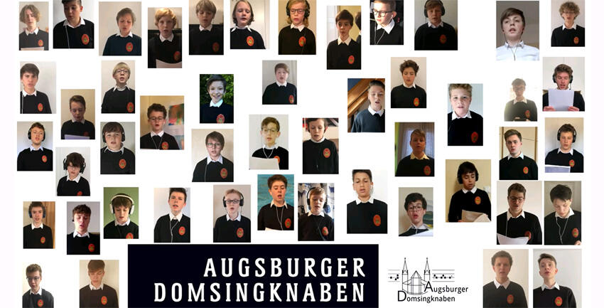 Ave Maria, Karl-Kraft-Chor (Foto YouTube-Kanal Augsburger Domsingknaben)