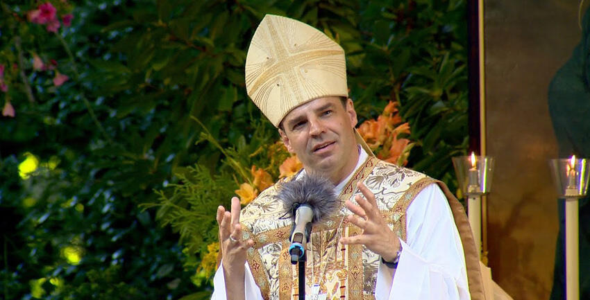 Bischof Oster in Maria Vesperbild