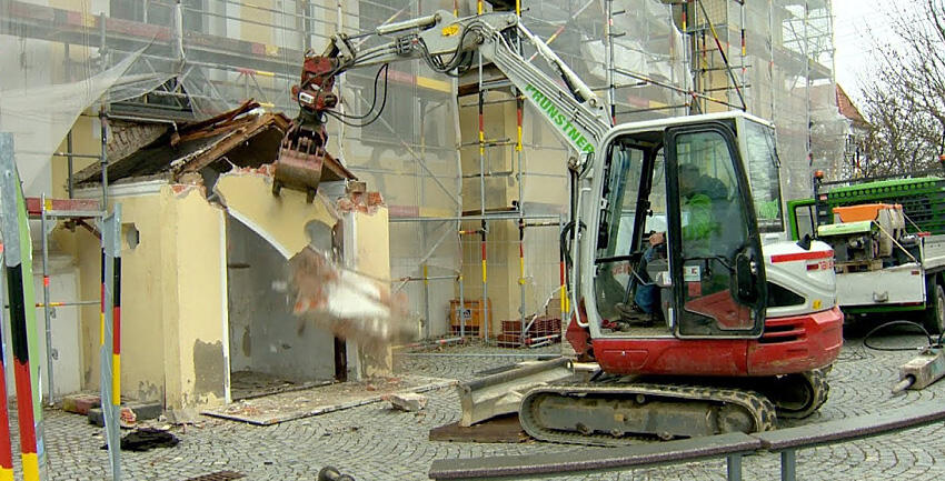 Boxbild Abbrucharbeiten Maria Vesperbild