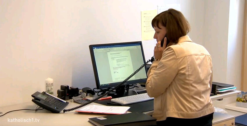 Verwaltungsleiterin Tanja Strobel (katholisch1.tv)