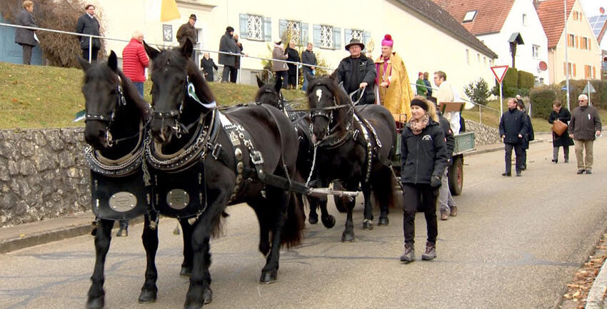 Leonhardiritt in Fremdingen 2021