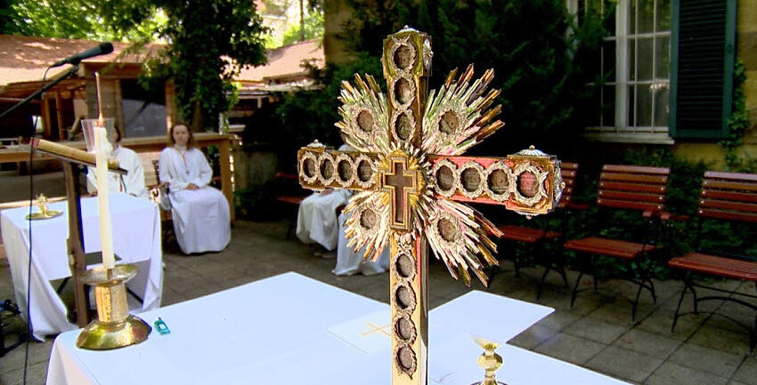katholisch1 tv Christi Himmelfahrt im Biergarten