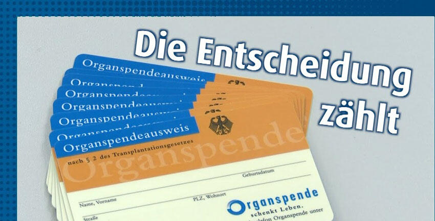 Organspende Diskussion über die Widerspruchslösung