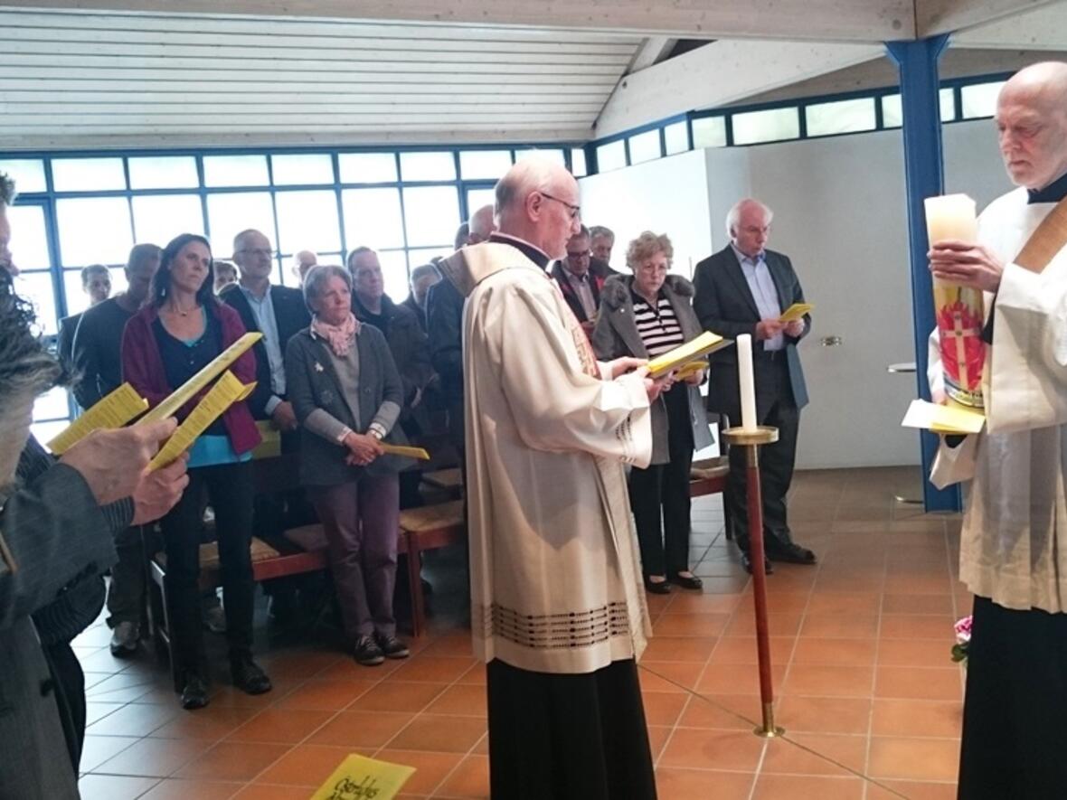Bei einem österlichen Abendlob in der Kapelle des Begegnungszentrums endete der Diakonentag. (Fotos: Stefan Reichhart)