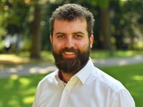 Max Markmiller, Klimaschutzmanager des Bistums Augsburg (Foto: Nicolas Schnall/pba)