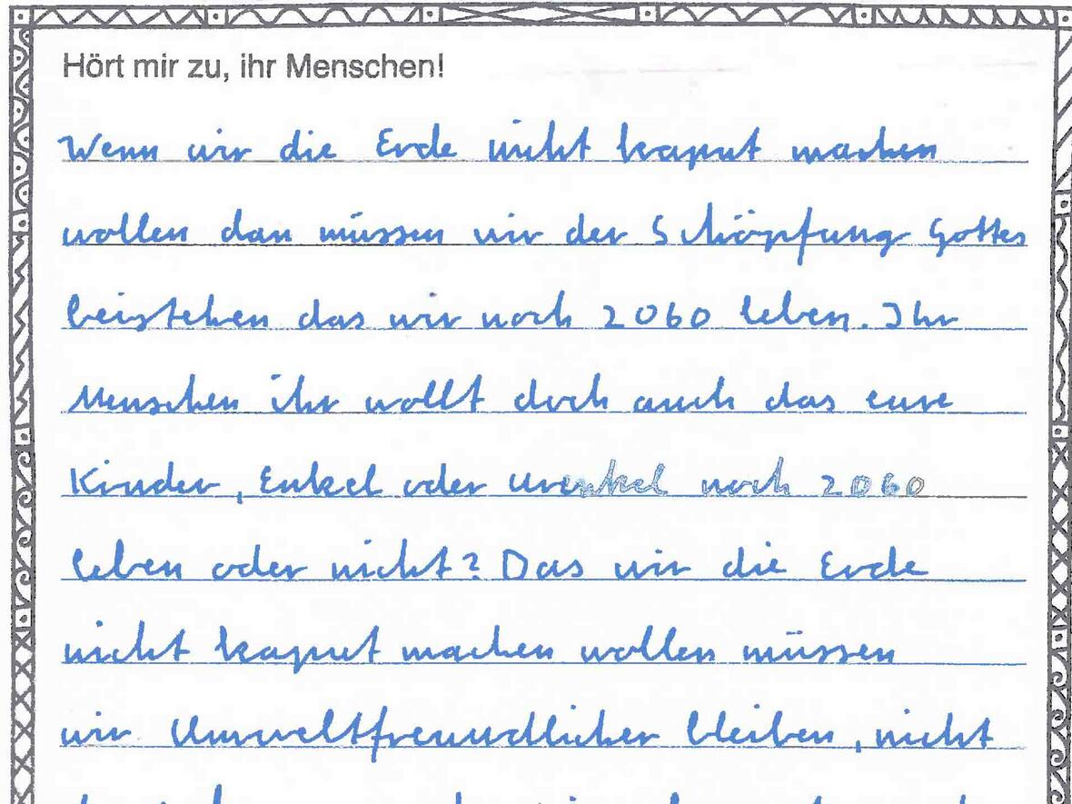 „Hört mir zu, Ihr Menschen!“ (Foto: Ursula Mayr)