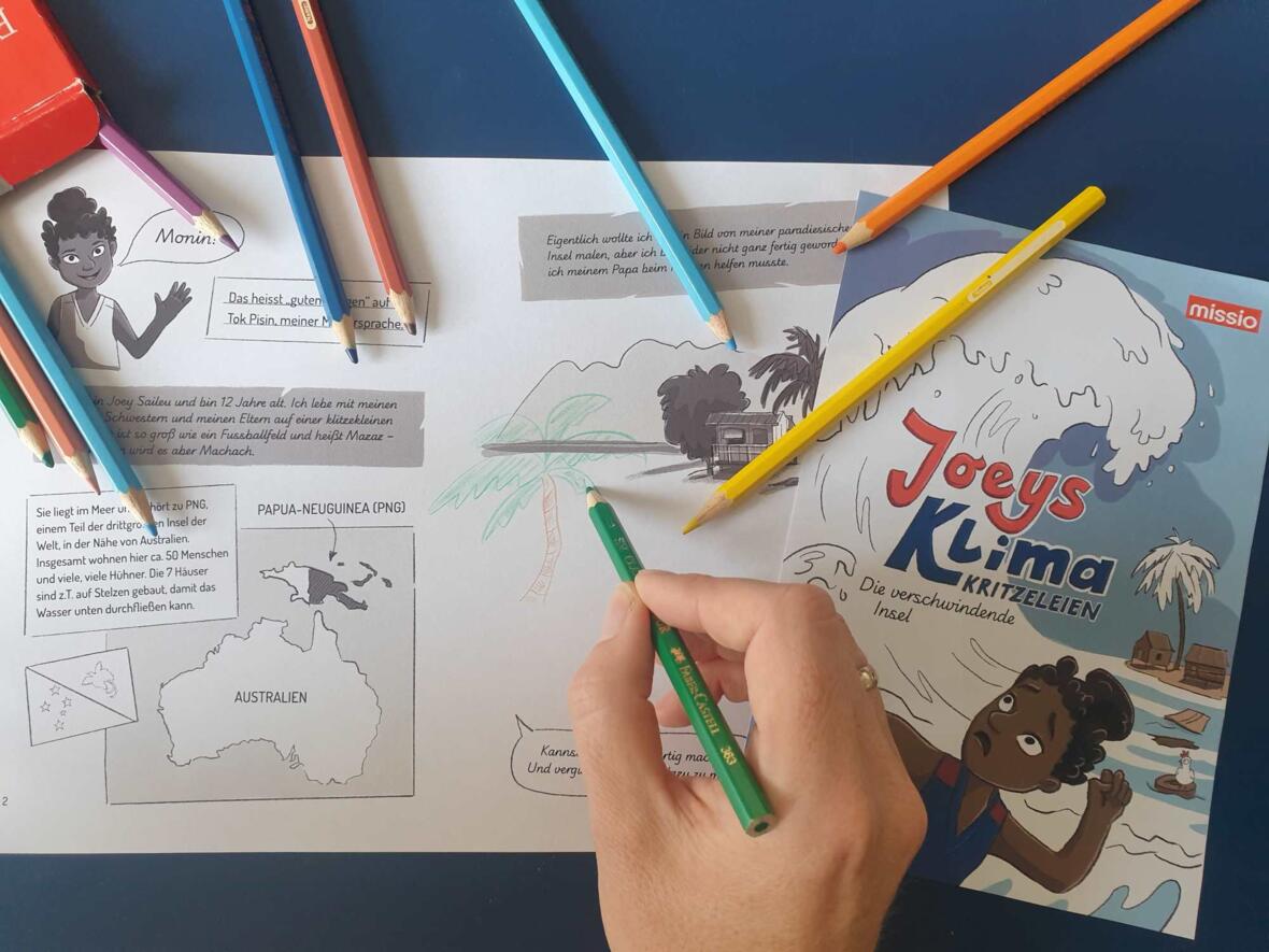 Das Heft eignet sich für alle Schularten (Foto: missio)