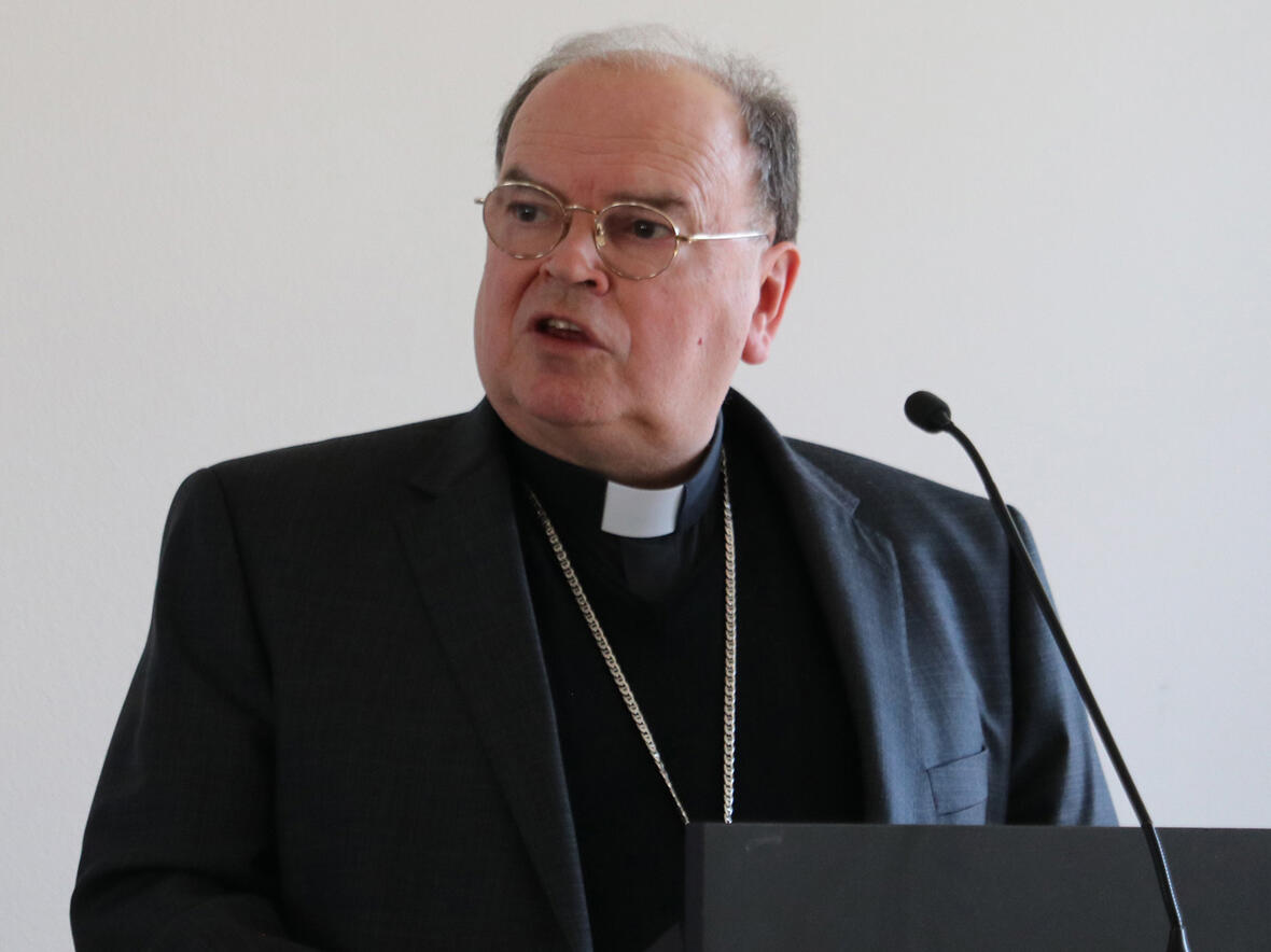 Weltkirche-Bischof Bertram Meier bei der Tagung in Würzburg. (Foto: Damian Raiser / weltkirche.de)