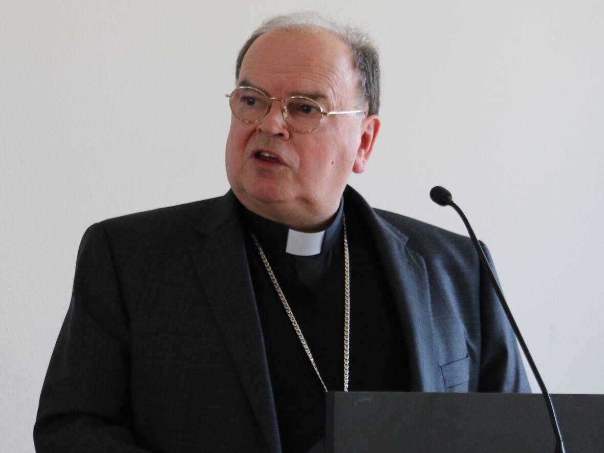 Weltkirche-Bischof Bertram Meier bei der Tagung in Würzburg. (Foto: Damian Raiser / weltkirche.de)