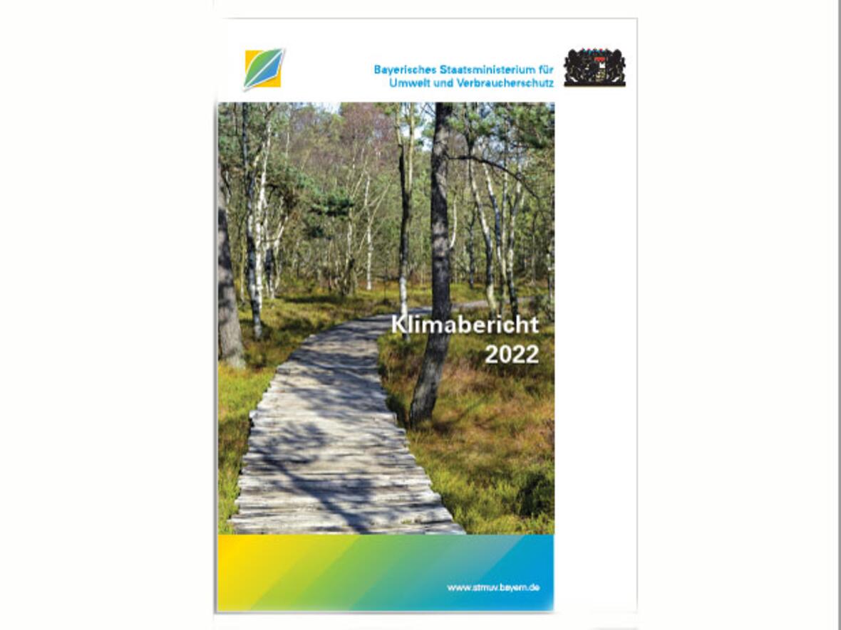 In dem Bericht stellt sich Bayern als Vorreiter und Schrittmacher beim Klimaschutz dar. (Grafik: Minsterium) 