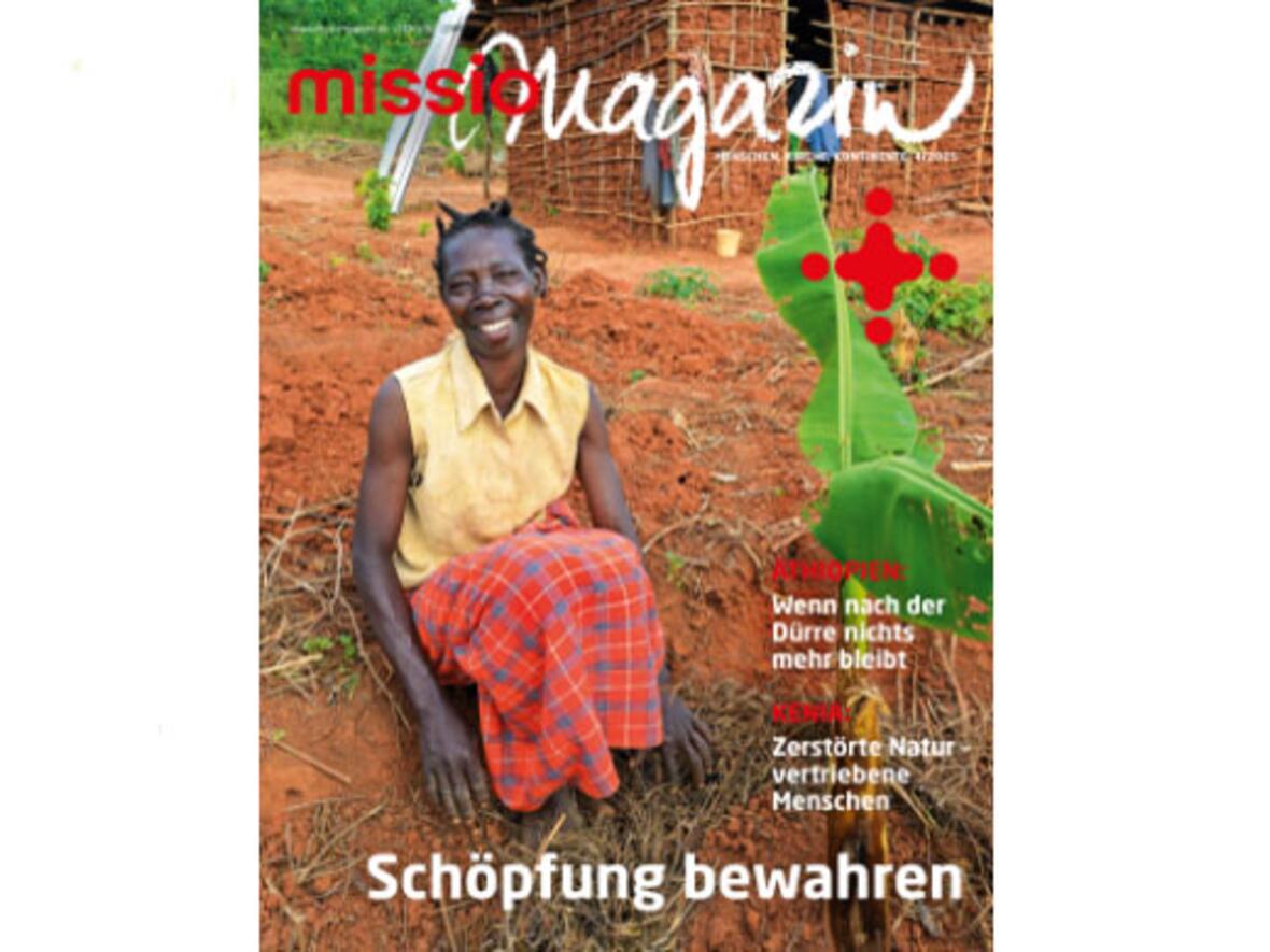 Lernen Sie in dem Heft Menschen kennen, die Verantwortung übernehmen. (Grafik: missio)