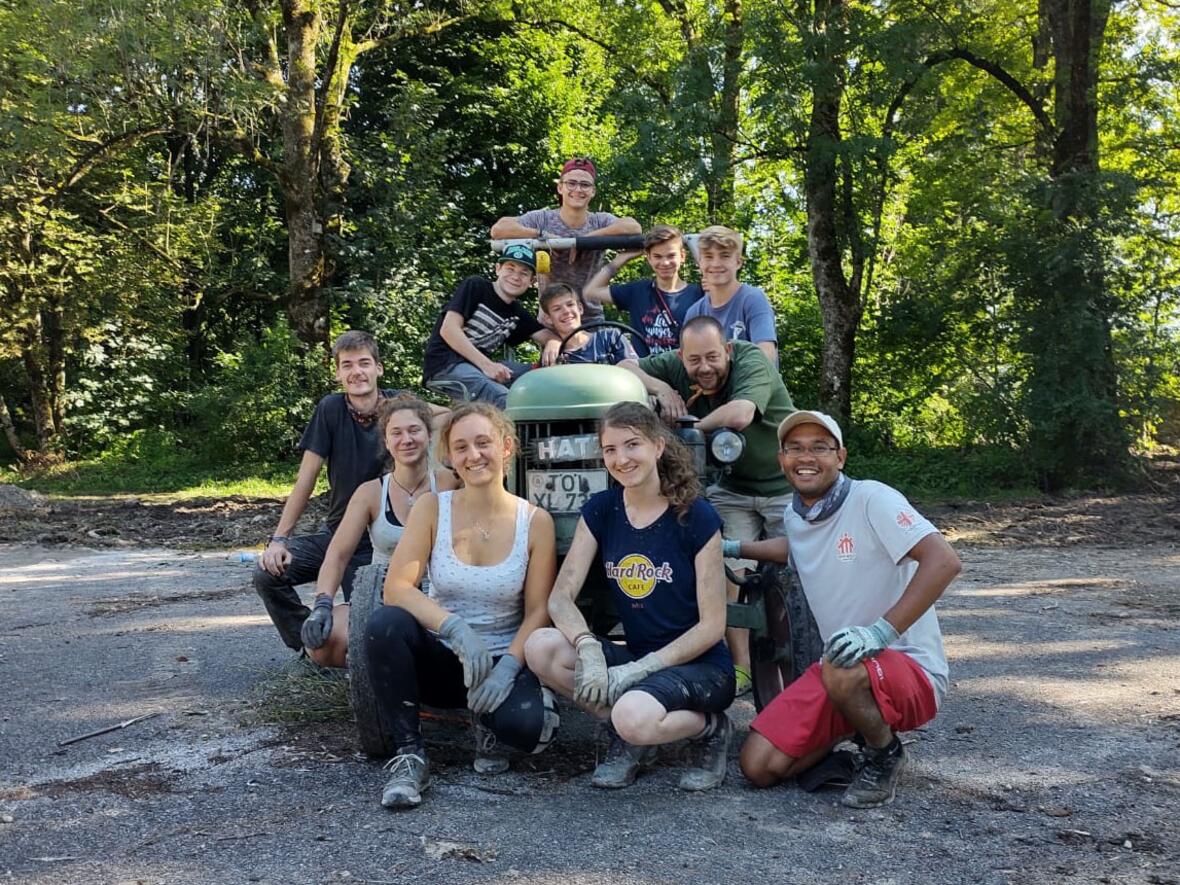 Die engagierten Jugendlichen setzten viele Projekte in Eigenregie um. (Foto: Aktionszentrum Benediktbeuren)