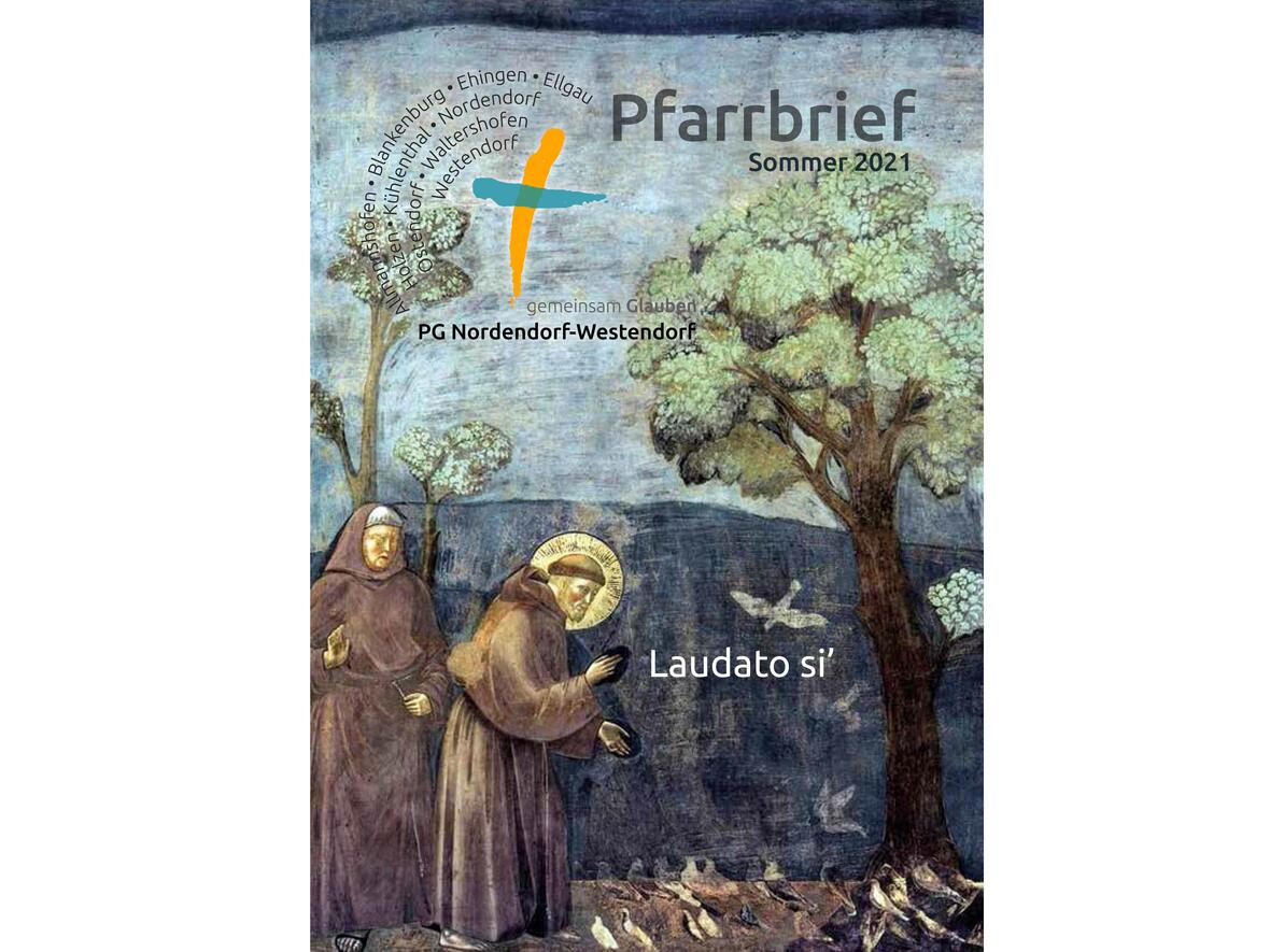 Die Vogelpredigt des heiligen Franz von Assisi befindet sich auf der Titelseite. (Foto: PG Nordendorf-Westendorf)