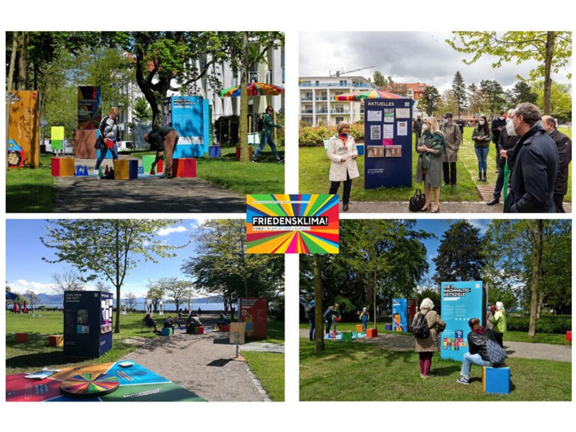 Pax Christi auf der bayerischen Gartenschau in Lindau (Foto: Pax Christi)