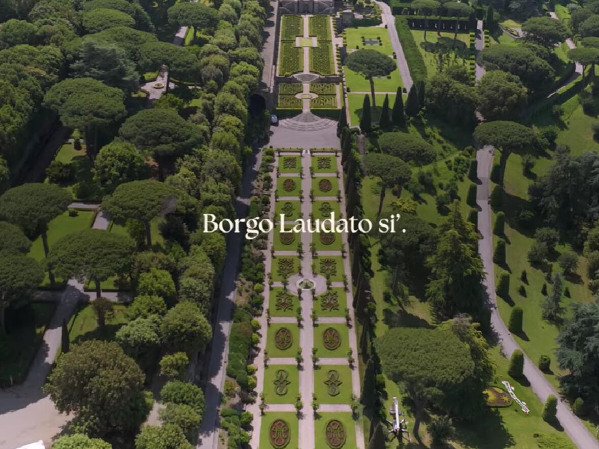 Der Borgo Laudato si‘: Wo die Schönheit Wurzeln geschlagen hat. (Foto: Youtube)