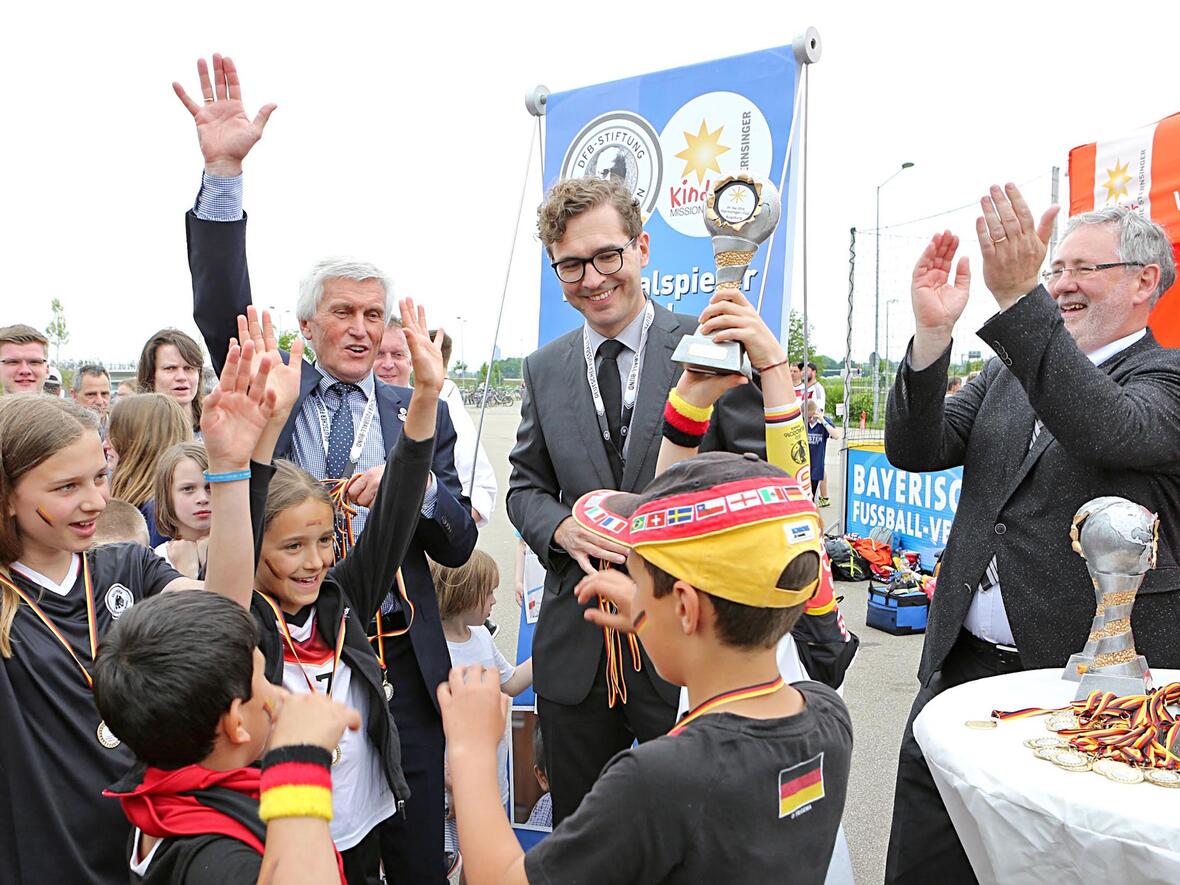 Bei der Preisverleihung