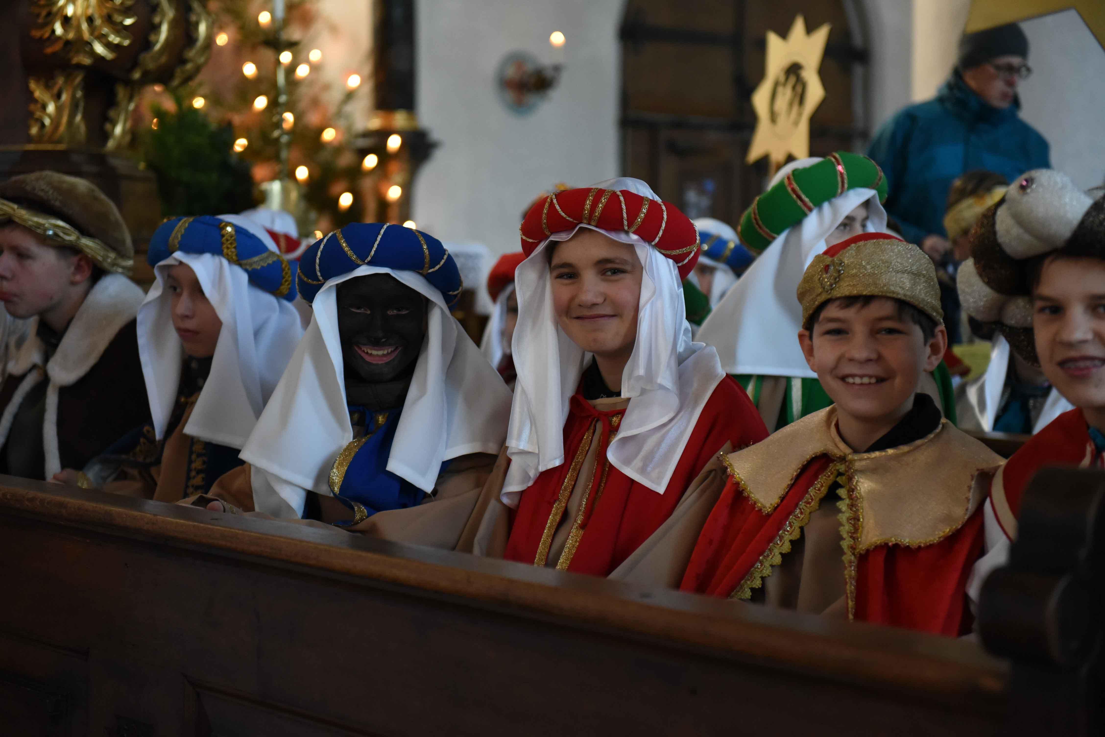 Die Sternsingeraktion 2018 wurde heute in Höchstädt diözesanweit eröffnet. (Foto: Maria Steber / pba)  