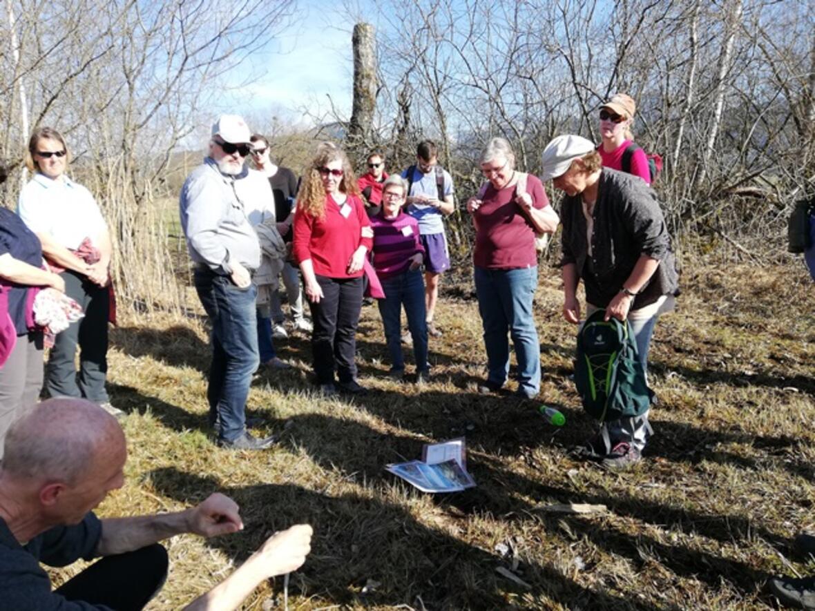 Bei einer Moorführung erfuhren die Kursteilnehmer viel Hintergrundwissen zum Thema "Boden"