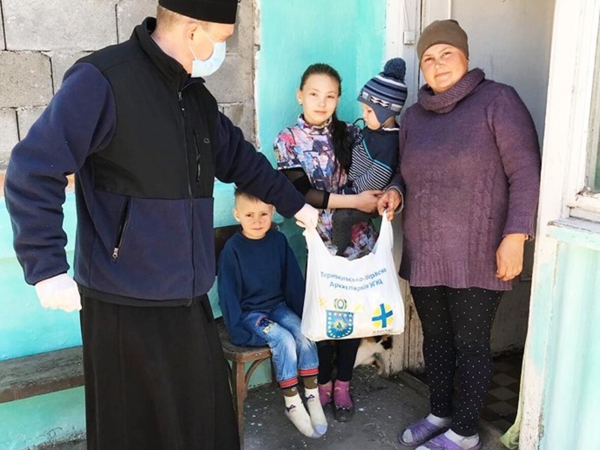 Die Diözese Ternopil in der Ukraine hilft