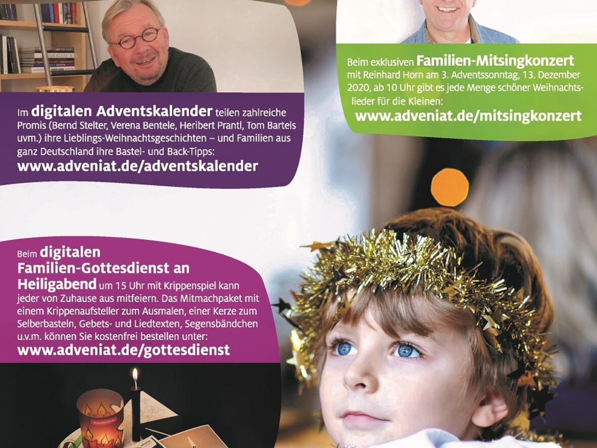 Aktionsplakat "Teile Dein Weihnachten"