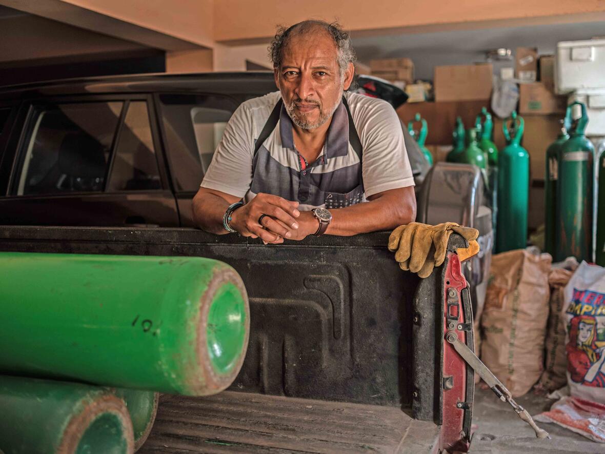 Lebensretter von Lima: Adveniat-Projekt-Partner Juan Goicochea. (Fotos: Luisenrrique Becerra/Adveniat)