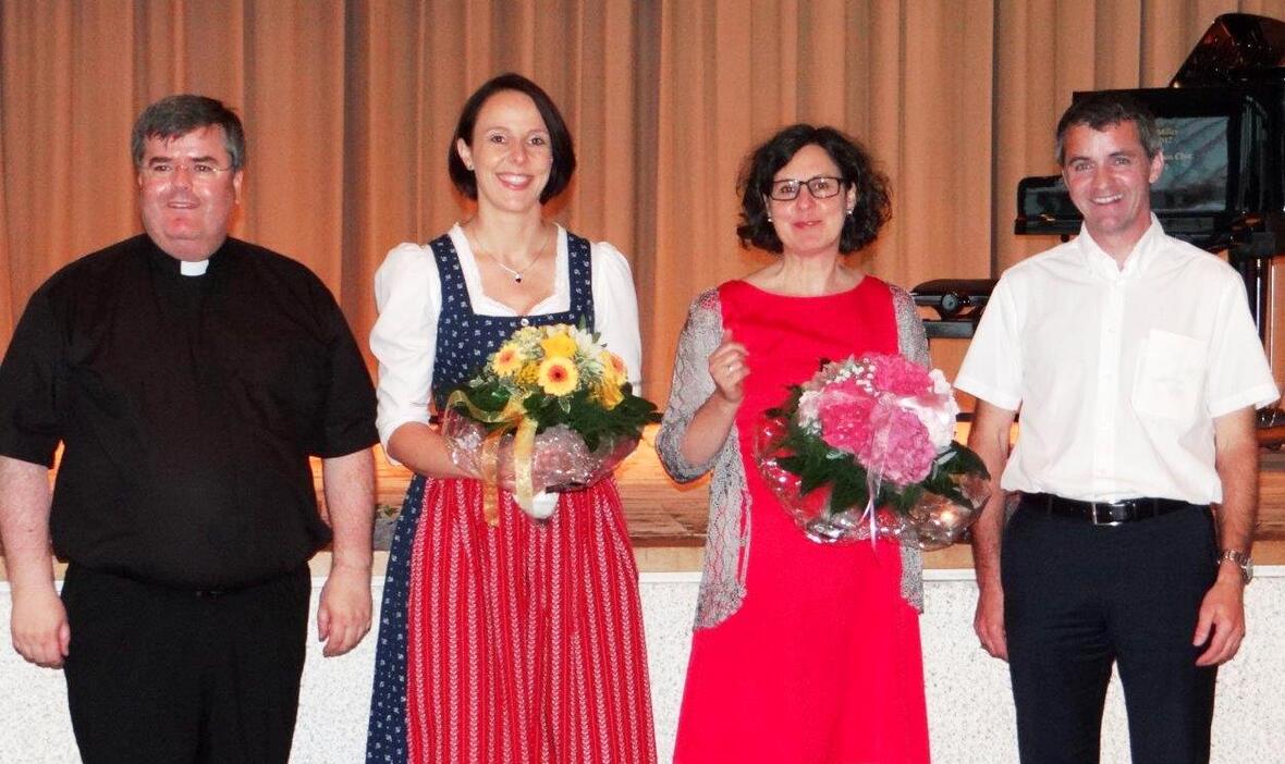 (v.l.) Generalvikar Harald Heinrich, Anna Schmelcher, Angelika Maucher, Karl Wolf. (Foto: Barbara Morhart)