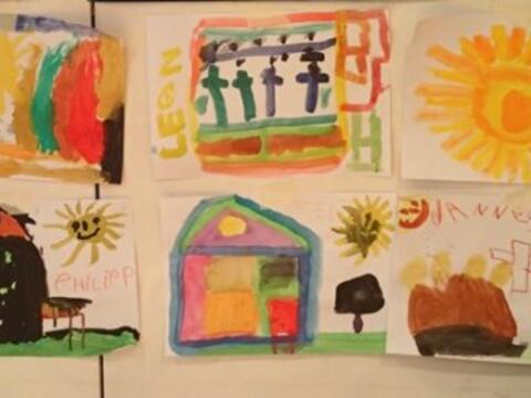 Gottesbilder - gemalt von Kindern