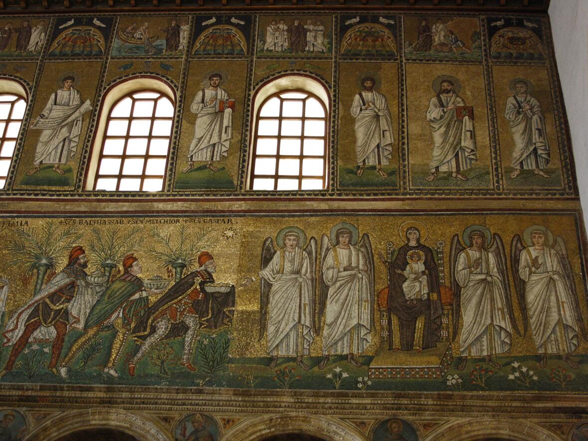 Heiligendarstellung in Sant'Apollinare Nuovo in Ravenna