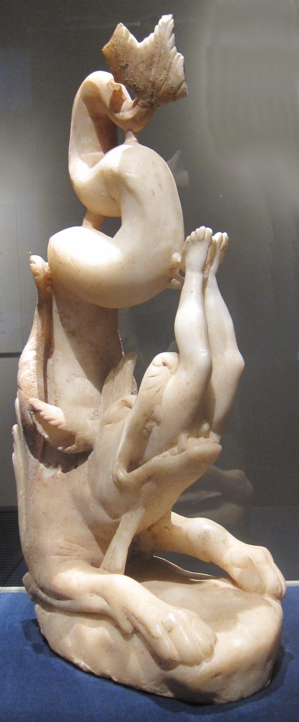 Jonas wird vom Fisch verschluckt, um 280–290, Cleveland Museum of Art