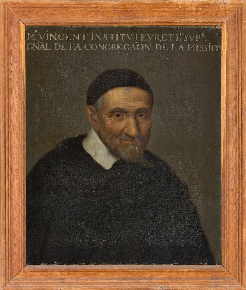 Kopie des authentischen Vinzenz-Porträts von Simon François im Schloss Bussy-Rabutin. Foto: Benjamin Gavaudo/CMN (CC-BY 2.0)