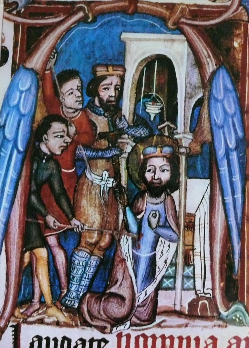 Wenzels Tod, Reisebrevier Johannes’ von Neumarkt, um 1350