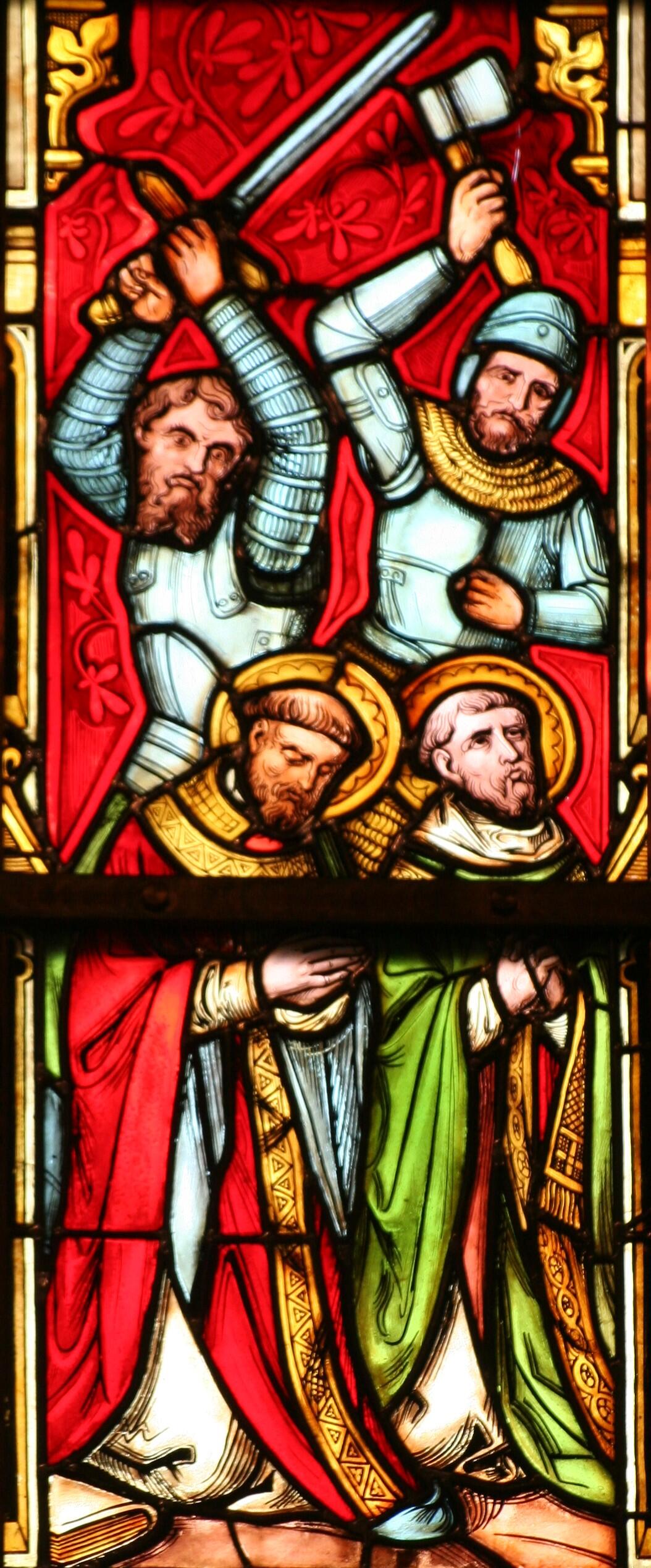 Glasfenster in der Ewaldskirche Druten, Gelderland