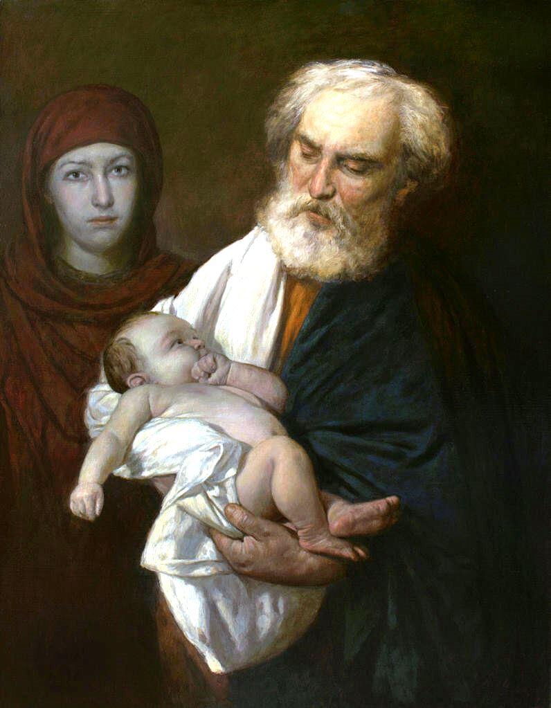 Andrey Mironov, Der heilige Simeon mit dem Jesuskind im Tempel, 2014. Foto: A.N. Mironov (CC-BY-SA 4.0)