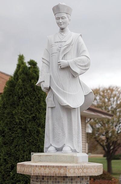 Statue vor der St. Andrew Dung-Lac Church in Lincoln, Nebraska. Foto mit freundlicher Genehmigung des Southern Nebraska Register