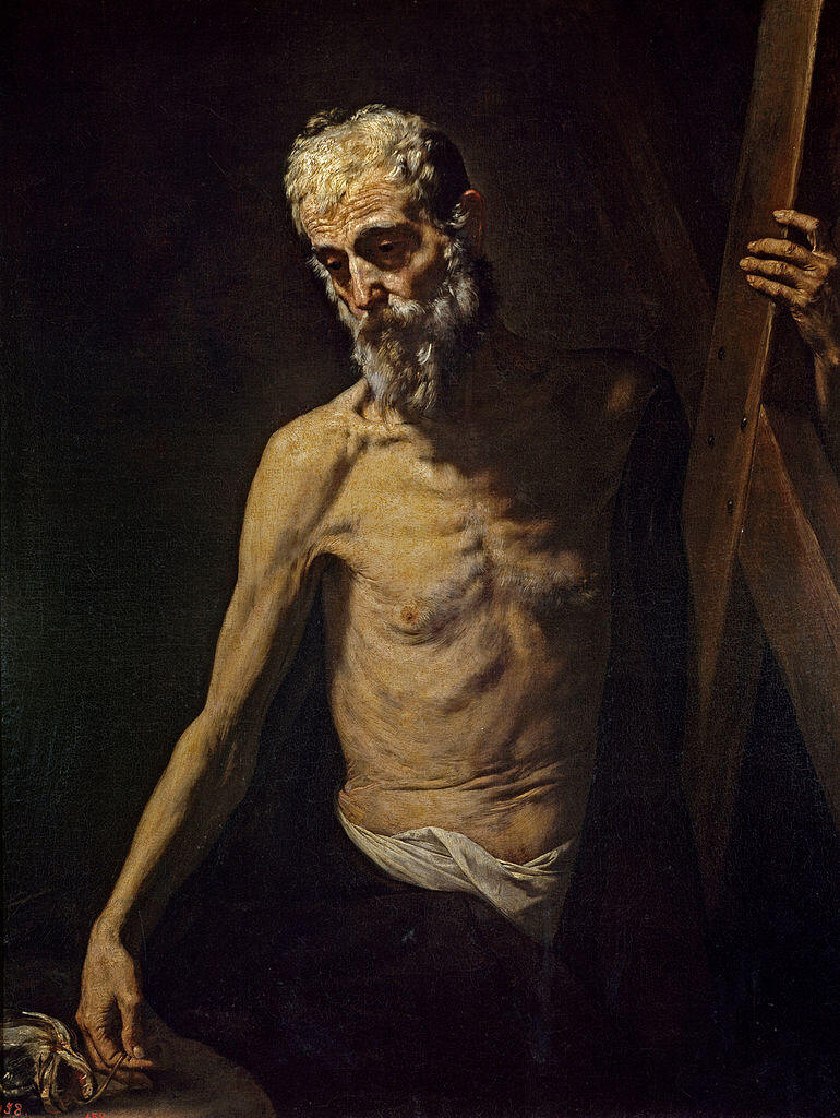 Jusepe de Ribera, Der hl. Apostel Andreas, um 1631, Museo del Prado, Madrid