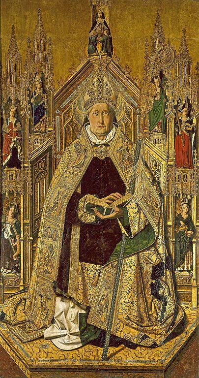 Bartolomé de Cárdenas Bermejo, Der verherrlichte Dominikus, 1474–1477, Museo del Prado, Madrid