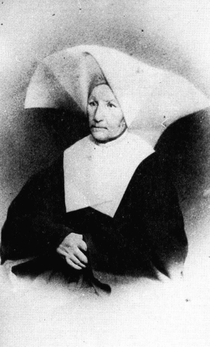 Catherine Labouré 1876 – das einzige Bild zu Lebzeiten. Foto: Compagnie des Filles de la Charité de saint Vincent de Paul/René Laurentin, Vie authentique de Catherine Labouré, 1981