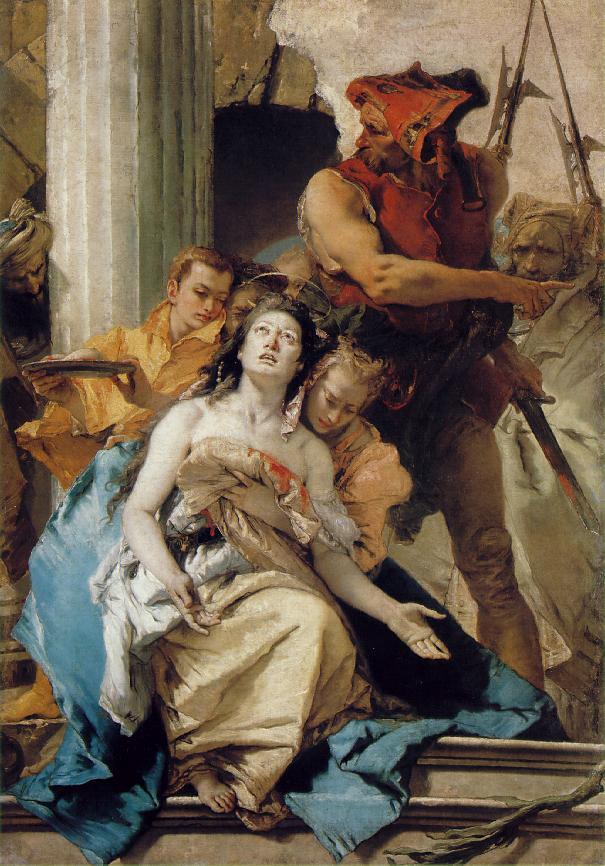 Giovanni Battista Tiepolo, Das Martyrium der heiligen Agatha, 1756, Gemäldegalerie Berlin
