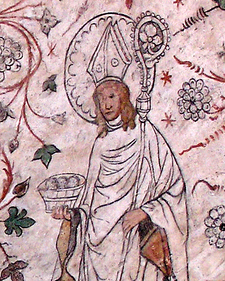 Fresko in der Kirche von Överselö