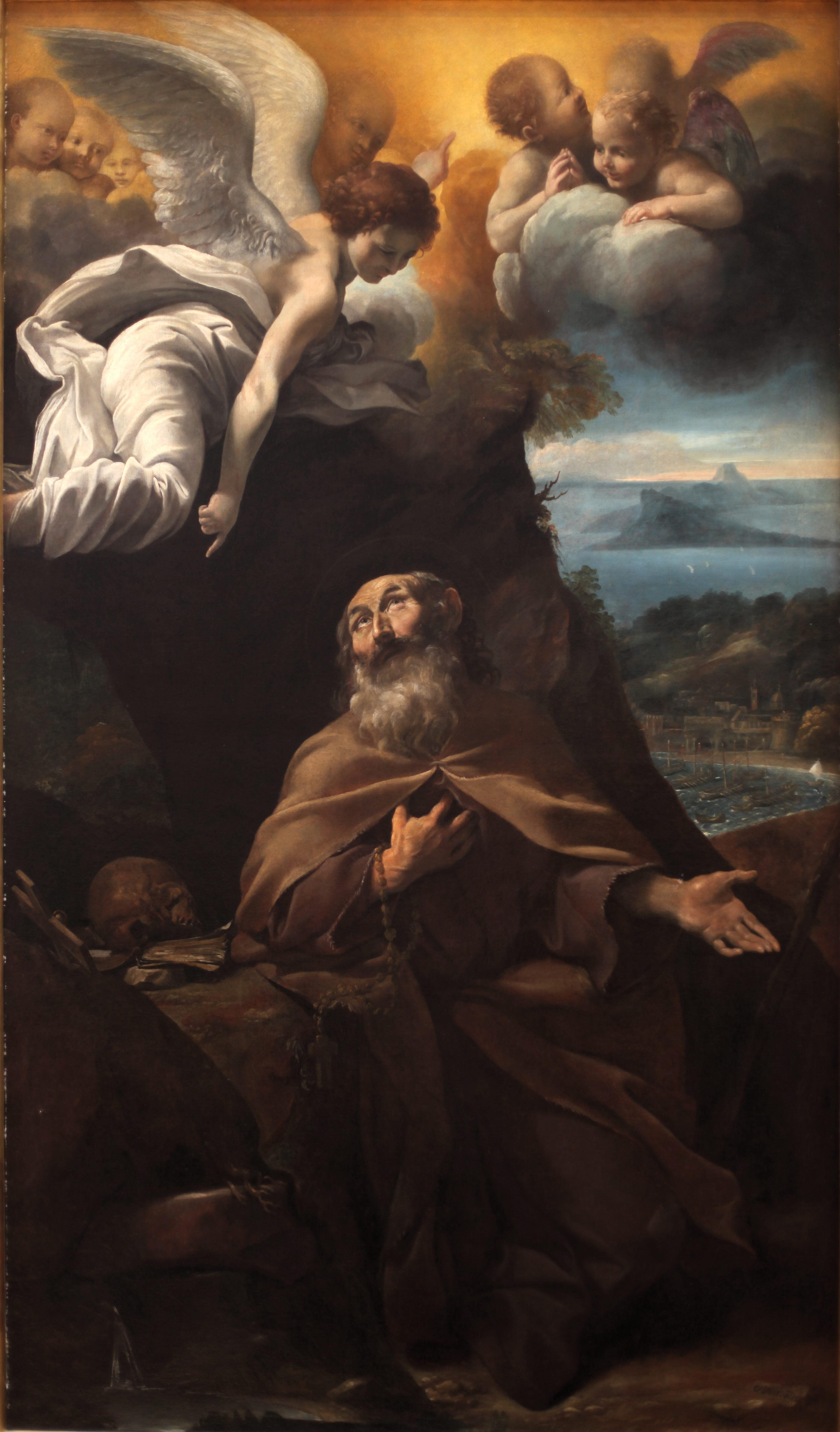 Giovanni Lanfranco, Der hl. Konrad Confalonieri, 1608, Musée des Beaux-Arts de Lyon