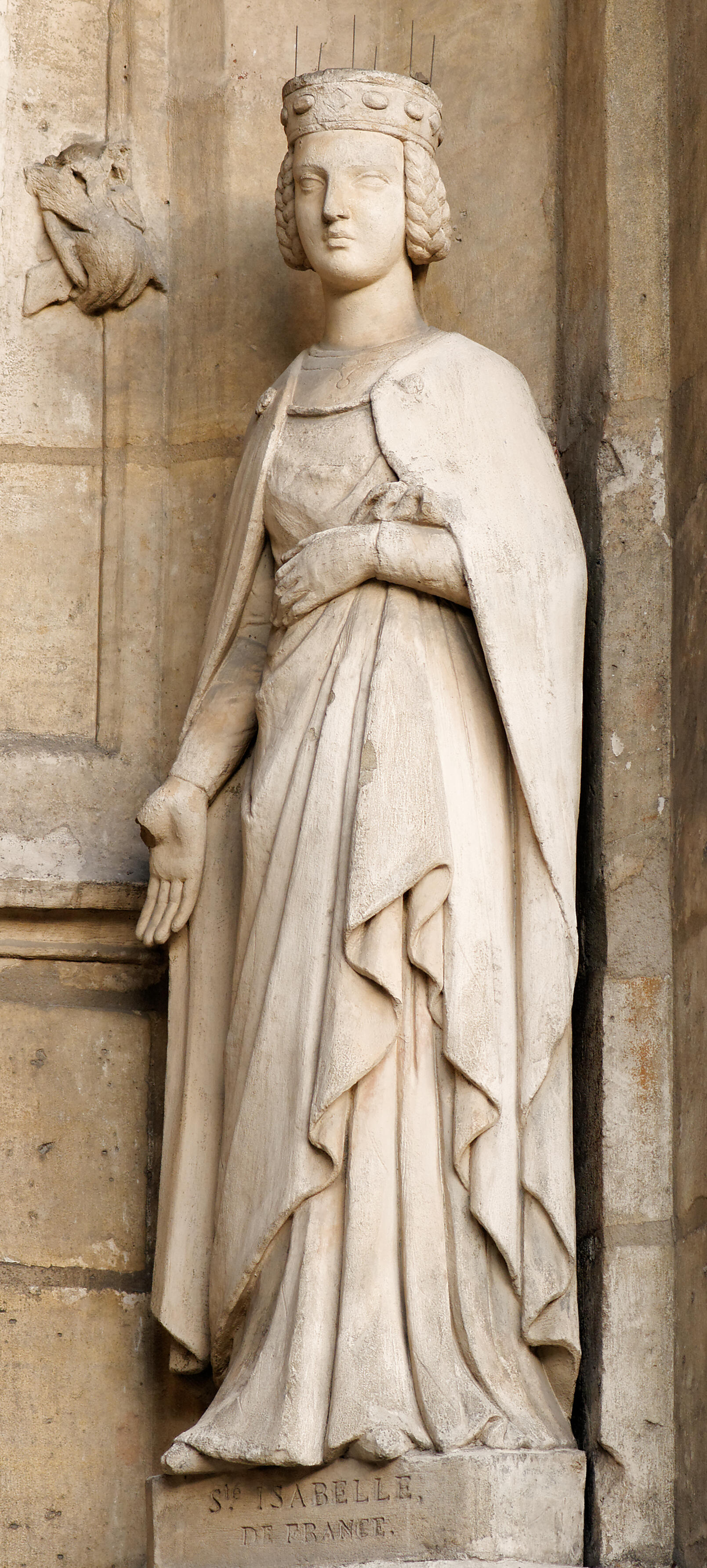 Louis Desprez, Isabelle de France, 1841, Portal der Kirche Saint-Germain-l’Auxerrois, Paris. Foto: Marie-Lan Nguyen (CC-BY-SA 3.0)