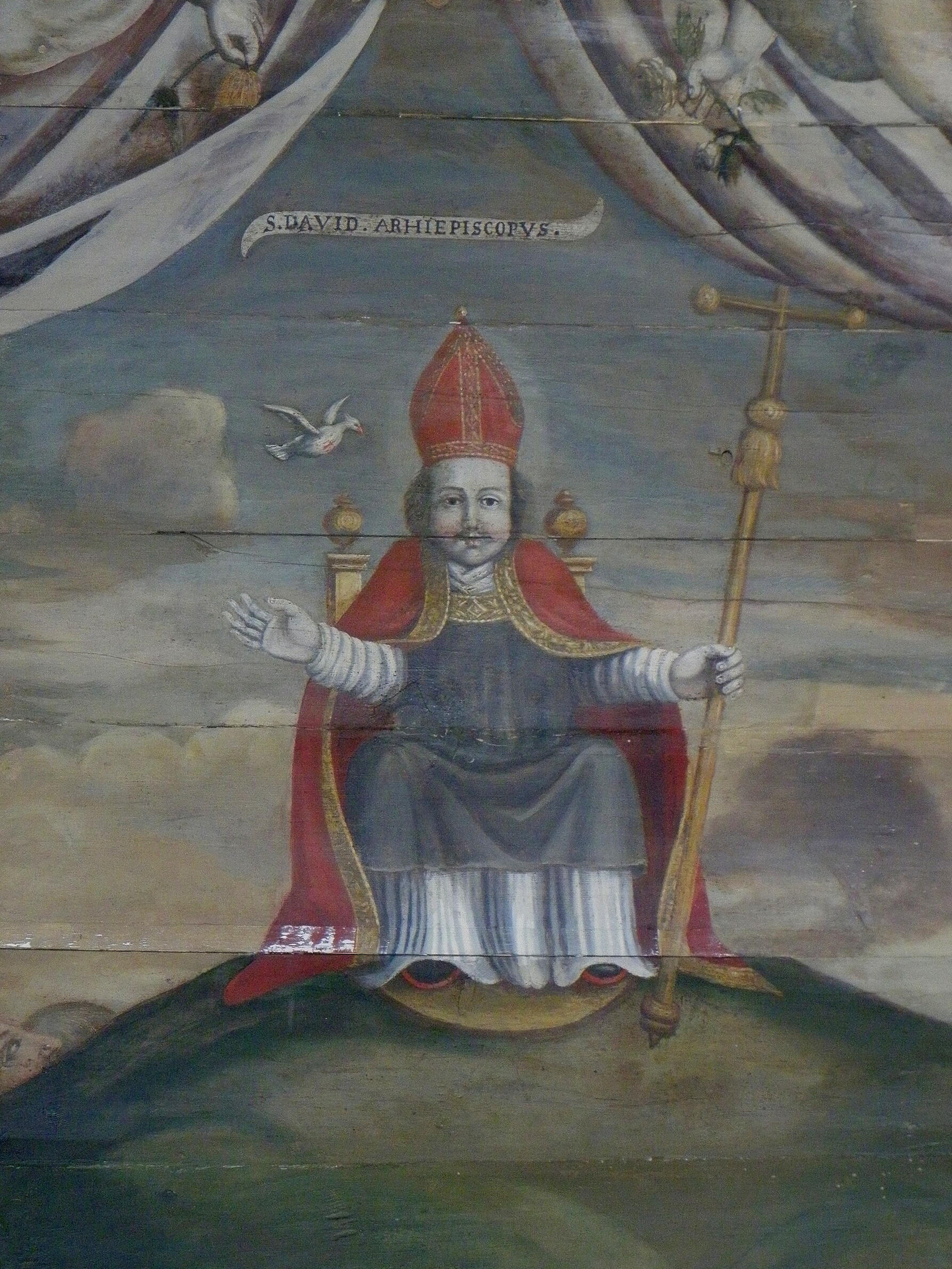 Davidslegende, 1676, Kirche Saint-Divy, Finistère. Foto: GO69 (CC BY-SA 3.0)