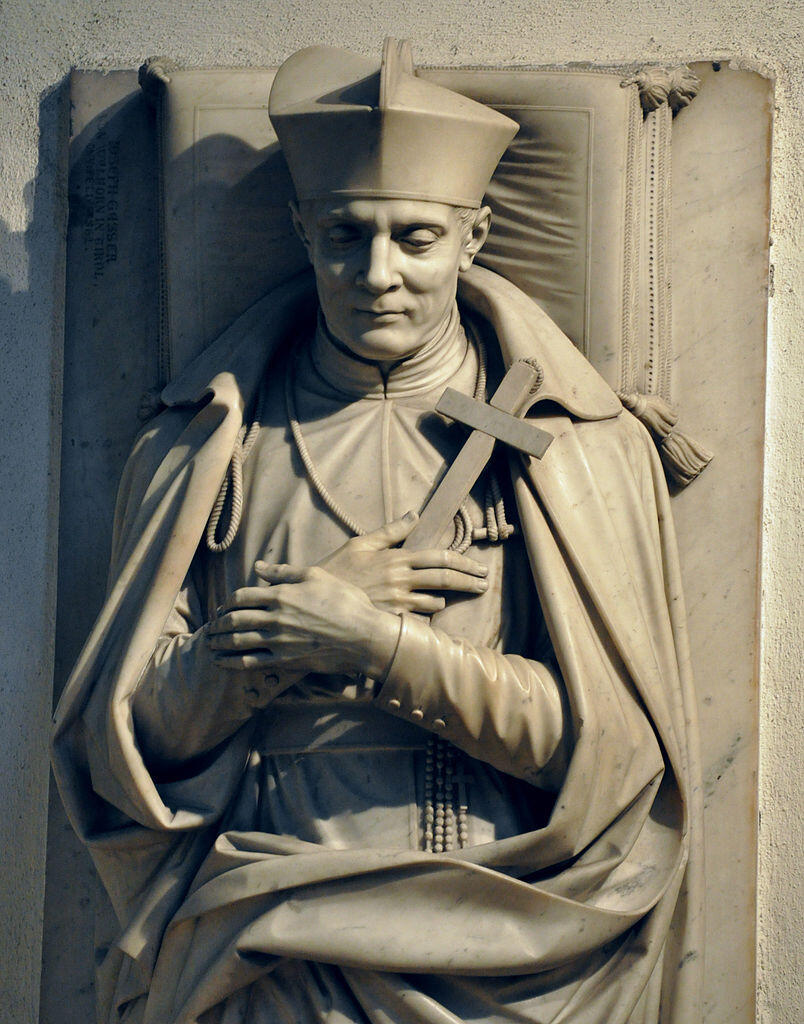 Grabplatte von Josef Gasser, 1859–1862, Kirche Maria am Gestade, Wien. Foto: Andreas Praefcke (CC BY 3.0)