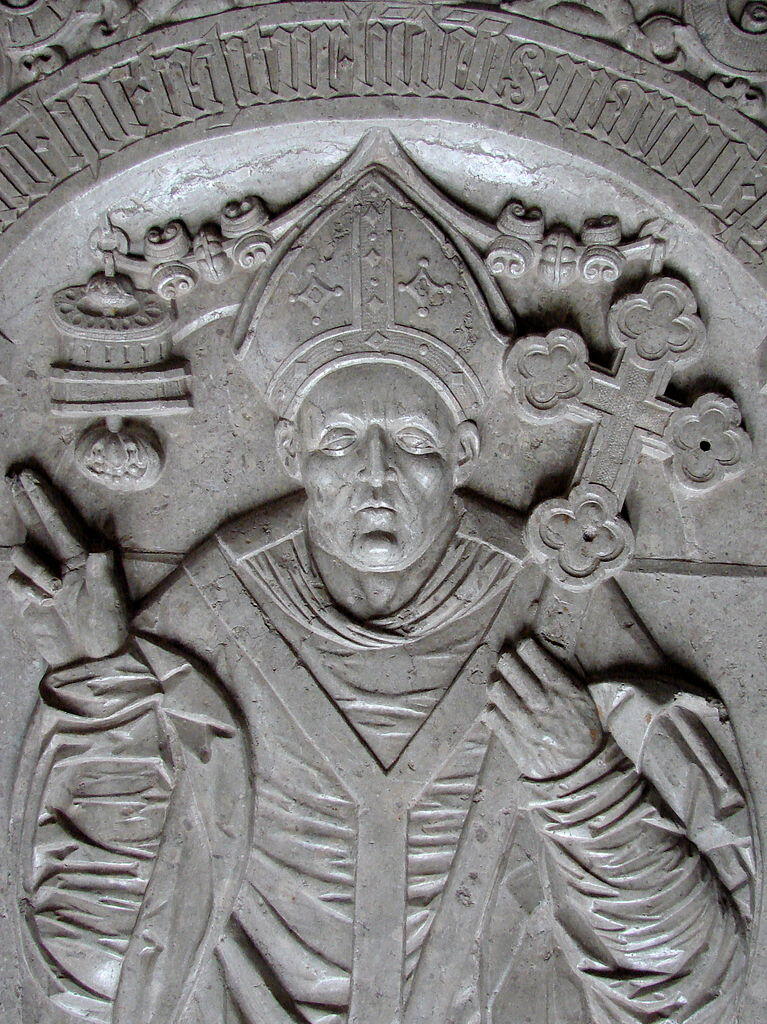 Absalons Grabplatte in der Klosterkirche von Sorø. Foto: Orf3us (CC BY-SA 3.0)